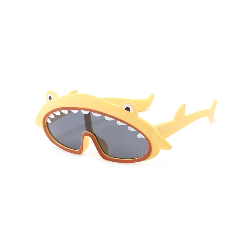 Cartoon silicone kids sunglasses Kids dealsniper-net Yellow