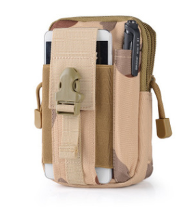 Outdoor Sports Molle Tactical Pocket Male 5.5 6 Inch Waterproof Mobile Phone Bag Outdoor DealSniper.net Sansha camouflage 17.5X12X6CM