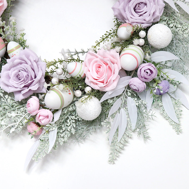 Home Easter Wreath Festive Door Decoration Home DealSniper.net