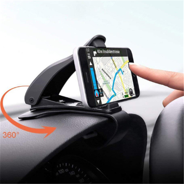 Rotary dashboard car phone holder Gadgets dealsniper-net Rotate black
