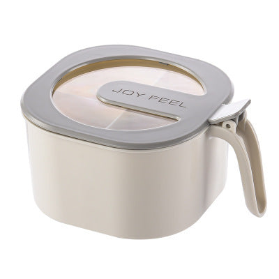 Seasoning Box Salt Jar kitchen Seasoning Jar Sugar Bowl Kitchen DealSniper.net Grey