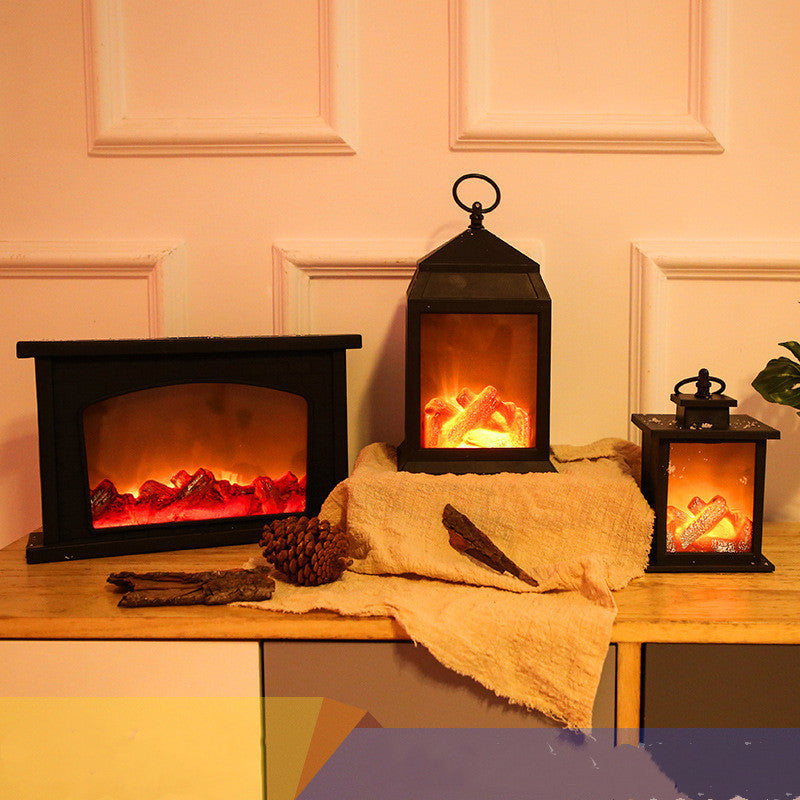 Simulation Of Carbon Fire Dynamic Home Christmas Lights Home Decor DealSniper.net