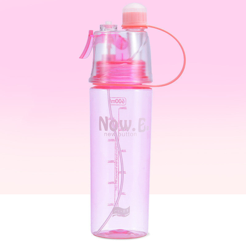 Portable Outdoor Sports Mist Spray Cup Outdoor DealSniper.net Pink 400ml