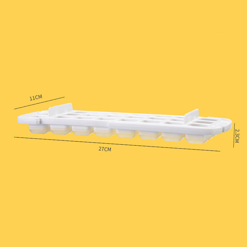 Ice Cube Tray With Storage Box Quick Demould Ice Cube Moulds Deals DealSniper.net Yellow Upholstered