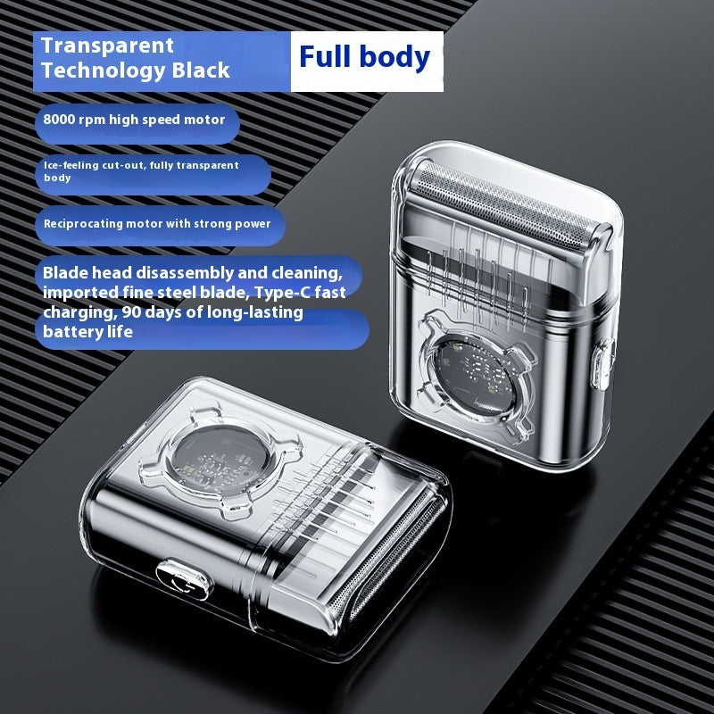 Men's Portable Shaver Electric Reciprocating Shaver Men DealSniper.net Tech Black