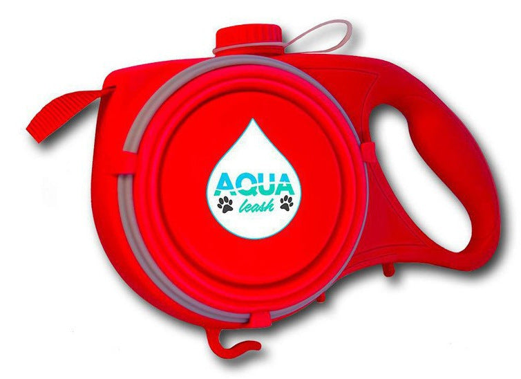 Multifunctional Pet Leash Automatic Retractable Leash Pets DealSniper.net Red With logo