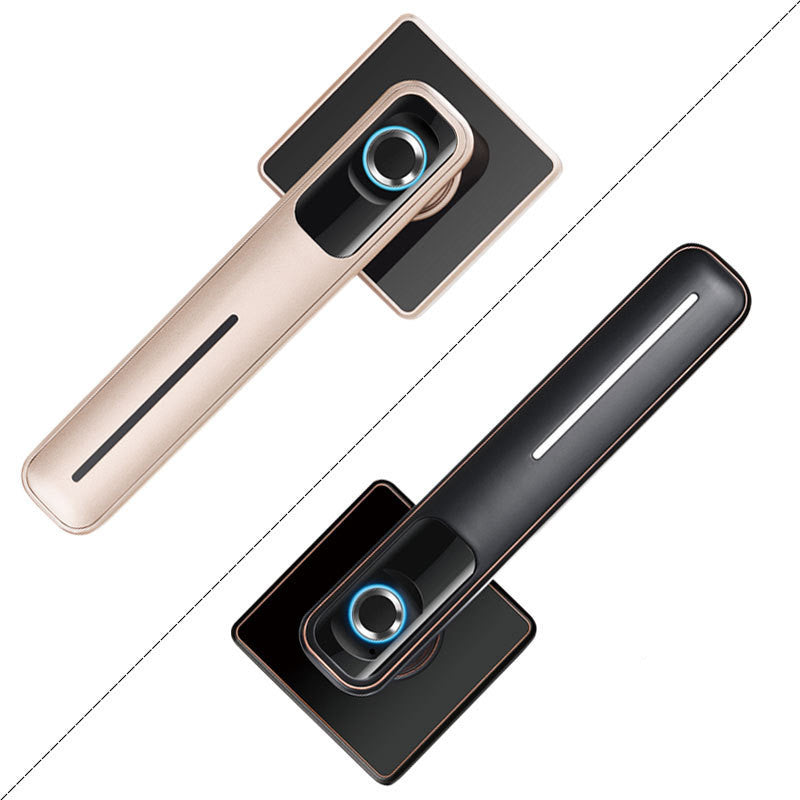 Smart Hand Fingerprint Square Ball Door Lock House DealSniper.net