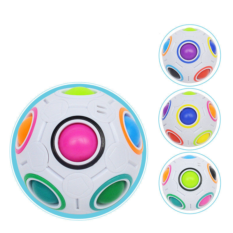 Magic Rainbow Ball Magic Ball Alien Decompression Rubik's Cube Creative Football Rubik's Cube Kids dealsniper-net