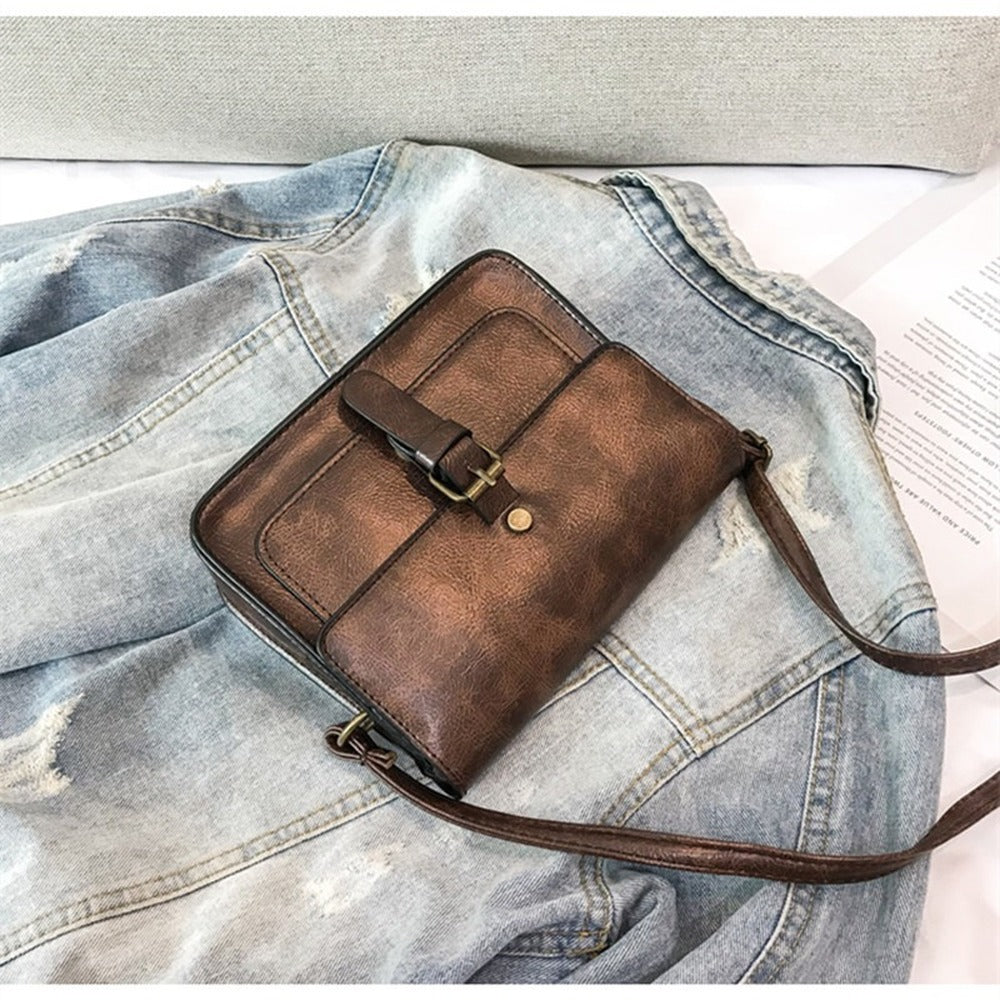 New Vintage Casual Small Women Flap Fashion Crossbody Messenger Bag Women DealSniper.net