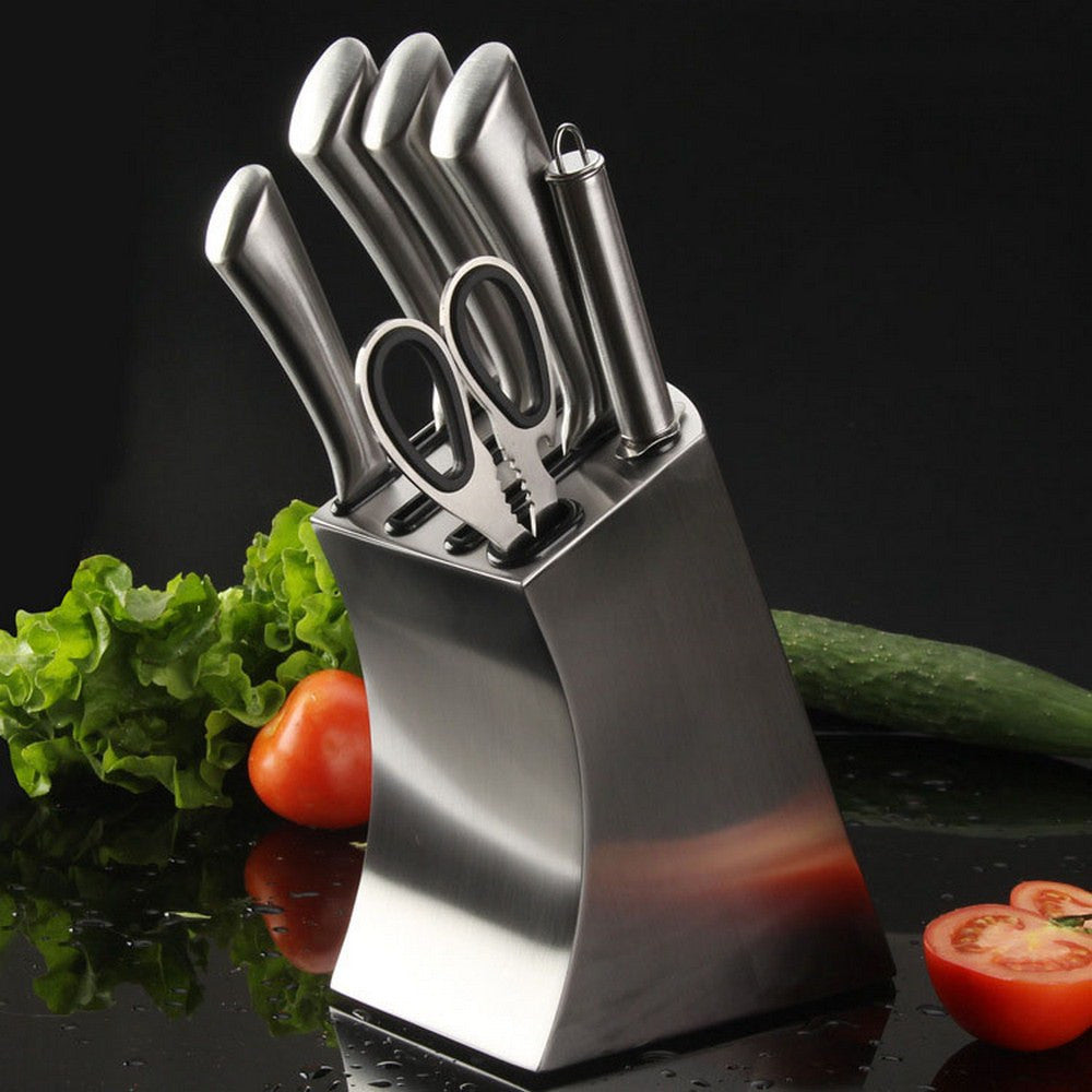 Multifunctional Stainless Steel Kitchen Knife Holder Kitchen DealSniper.net