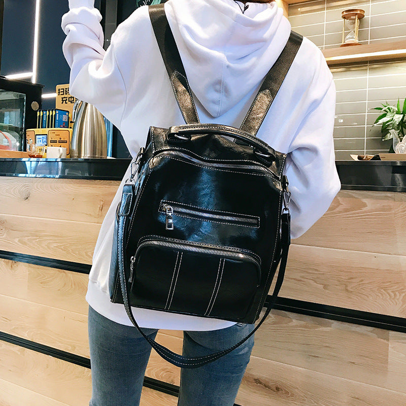 Zhenli Bag Women"s Cross Border Fashion Women"s Backpack Women"s Bag New Pu Pillow Bag Wholesale Women DealSniper.net