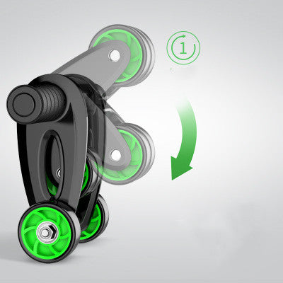 Foldable Abdominal Wheel Abdominal Muscle Wheel Roller Home Fitness Equipment Sports DealSniper.net
