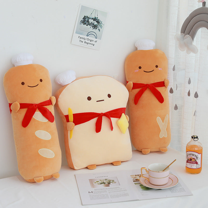 Bread Doll Long Strip Pillow Sofa Seat Backrest Girl Buwa Kids DealSniper.net