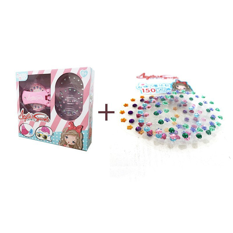 Diy Handmade Toy Hair Decoration Angel Magic Diamond Pink Diamond Sticker Kids DealSniper.net G
