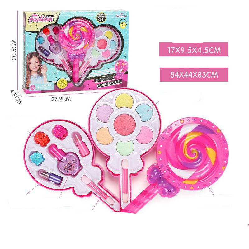 Kids Cosmetics Make Up Set Washable Beauty Makeup Box Kids dealsniper-net B