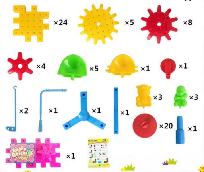 3D Model Building Kits Plastic Brick Blocks Educational Toys for Kids Kids dealsniper-net