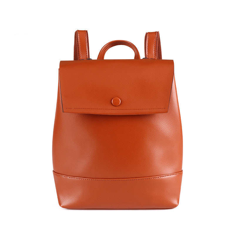 Fashion Large Capacity Multi-Function Retro Women\'s Backpack New Leather Women\'s Bag Women DealSniper.net Brown