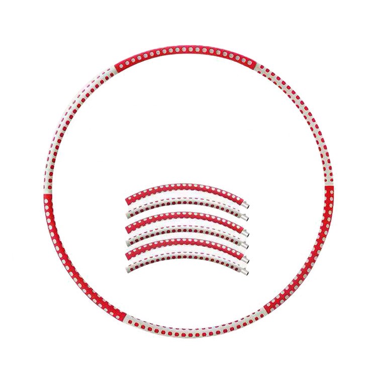 Removable Stainless Steel Sports Hoop Fitness Circle Lose Weight Sports Gym From House Red