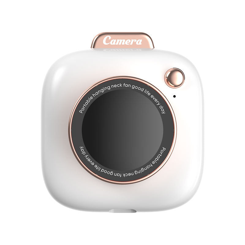 Creative Mini Camera Hanging Neck Fan Electronics DealSniper.net White USB