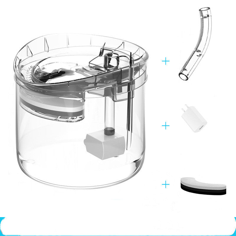 Pet Water Dispenser Automatic Circulation Cat Pets Gym From House Transparent AU