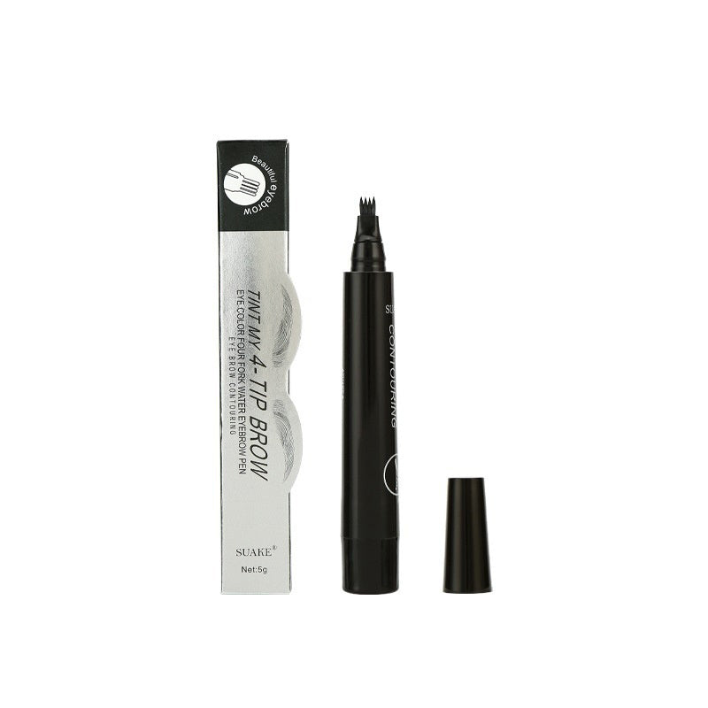 Four-Headed Bifurcated Eyebrow Pencil Lasts Beauty DealSniper.net