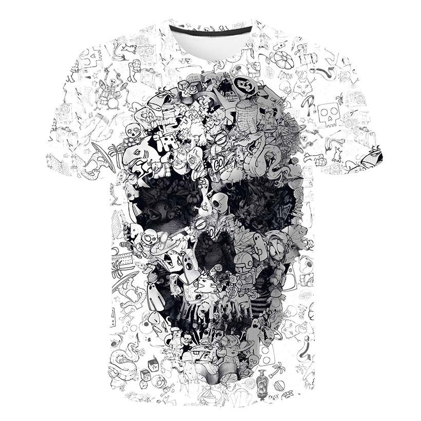 3Dt Shirt Plus Size Amazon Summer New Short Sleeve Men DealSniper.net