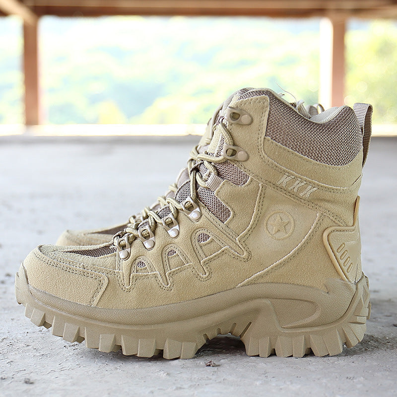 MARSON Men Military Boots Camouflage Non-Slip Combat Men DealSniper.net Sand color 39