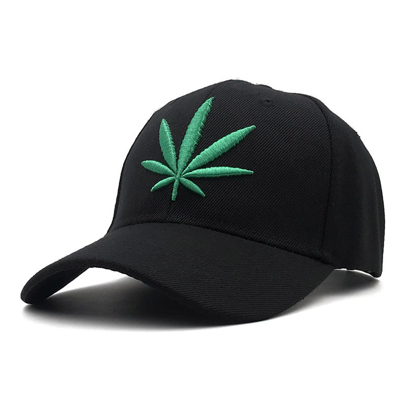 Korean Version Of Solid Color Simple Curved Brim Men DealSniper.net Adjustable Black
