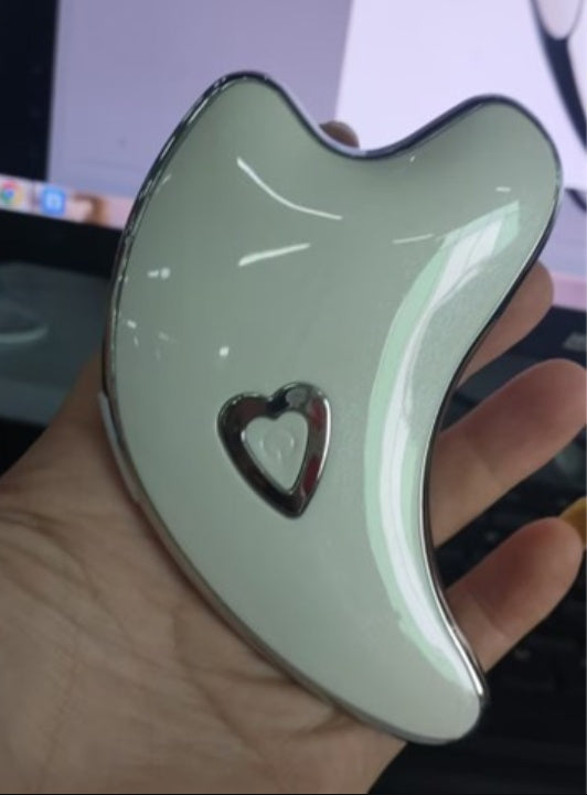 Gua Sha Scraper Facial Massager Face Lifting Massage Health DealSniper.net white