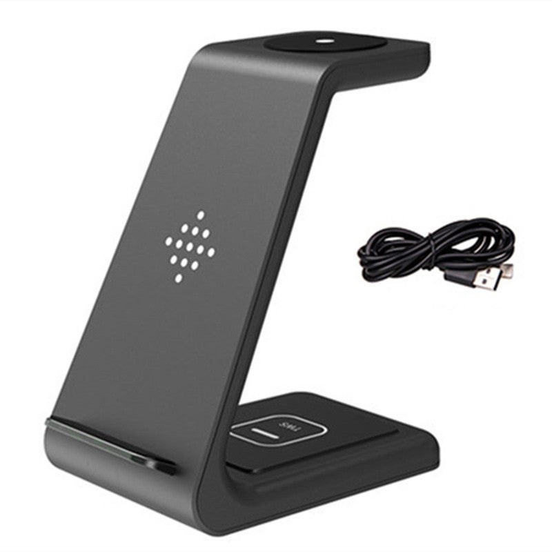 Wireless Charger Compatible With Iphone12 Three-In-One Charging Stand Gadgets DealSniper.net E