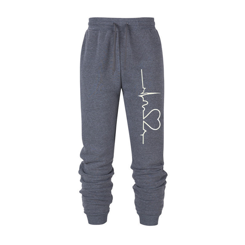 Sweatshirt Brushed Trousers Men dealsniper-net Dark Grey 2XL