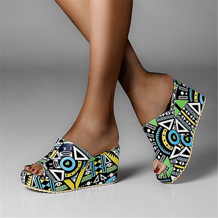 Lightweight Wedge Heel Fish Mouth Fashion Sandals Slippers Women Women DealSniper.net