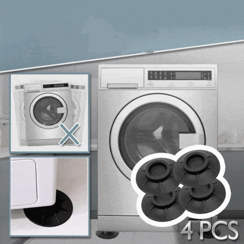 Non-slip Rubber Washing Machine Foot Pad Furniture Fixed Base Tools dealsniper-net