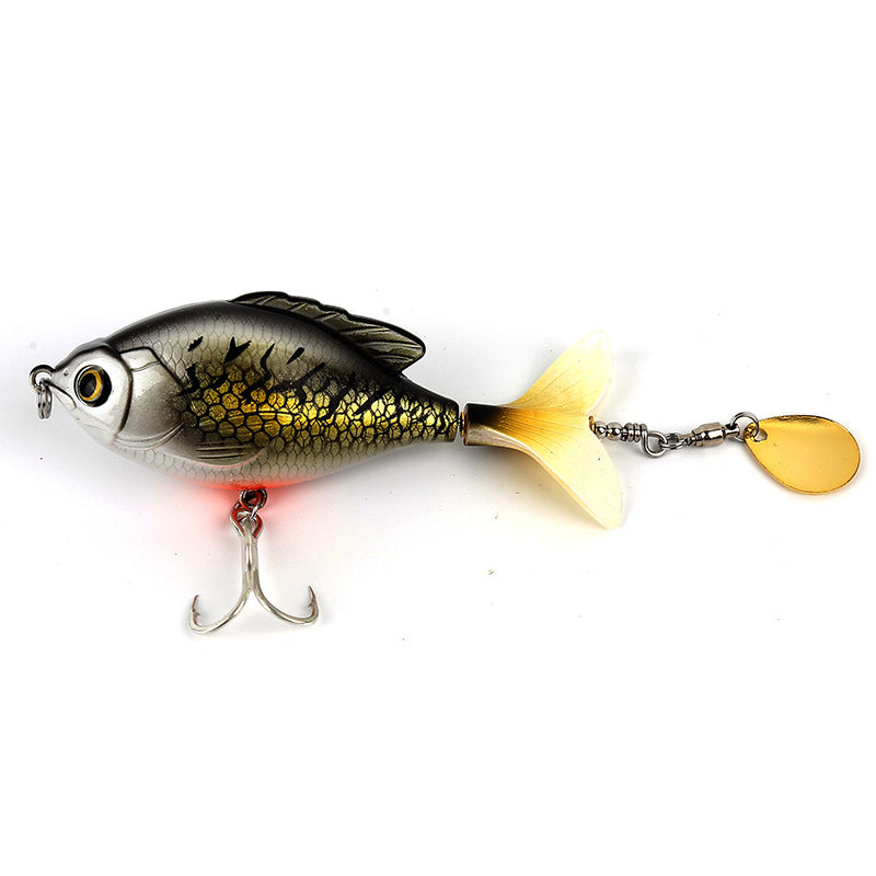 Fish Floating Pencil Propeller Tractor Luya Bait Simulation Hard Bait Wholesale Outdoor DealSniper.net 10color OPP bag Small goldfish