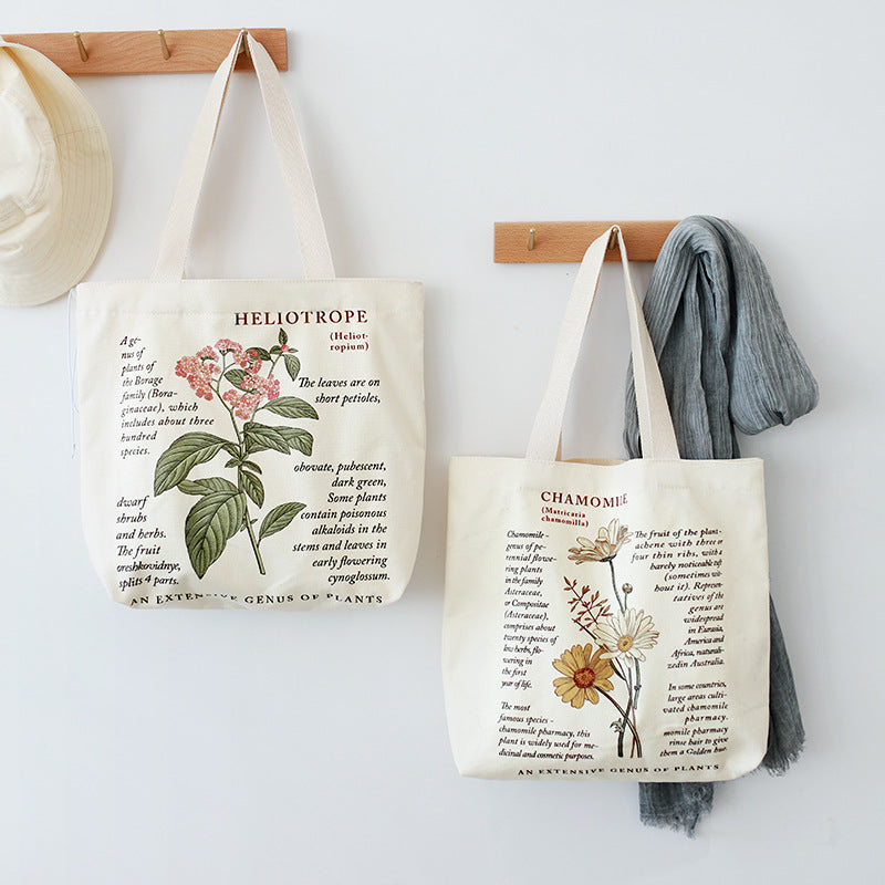 Retro Literary Canvas Bag Womens Shoulder Bag Fashion Cotton Letter Women DealSniper.net