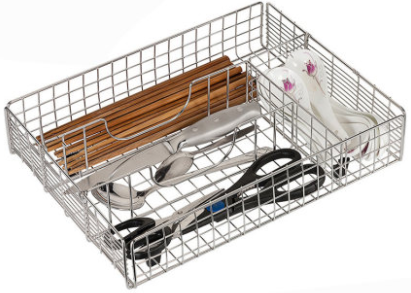 304 Stainless Steel Kitchen Chopsticks Box Kitchen DealSniper.net Four grid