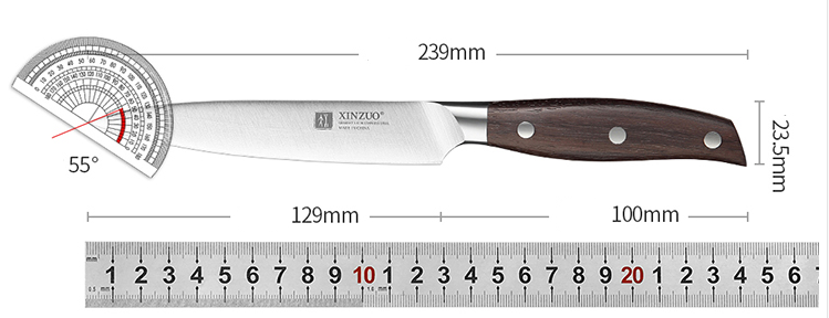 Germany Imported Stainless Steel Kitchen Knife 5 Inches Multi-purpose Kitchen Knife Household Fruit Knife Kitchen DealSniper.net