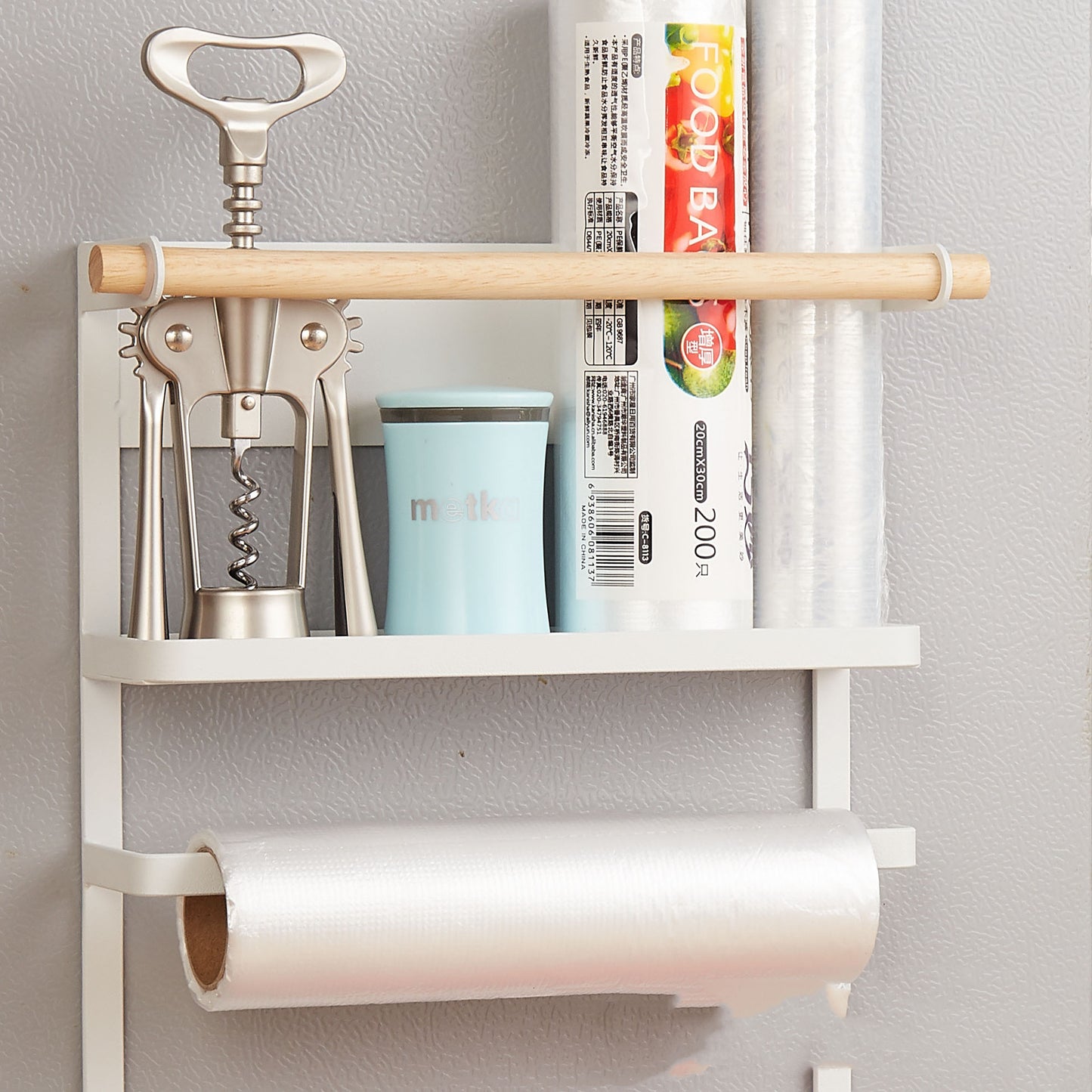 Japanese Style Magnet Refrigerator Shelf Kitchen DealSniper.net