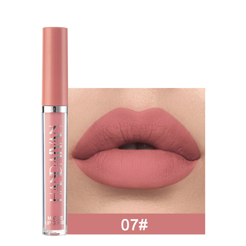 Handaiyan Matte Lip Glaze Liquid Lipstick Mini Tube Lip Gloss Beauty DealSniper.net 7style
