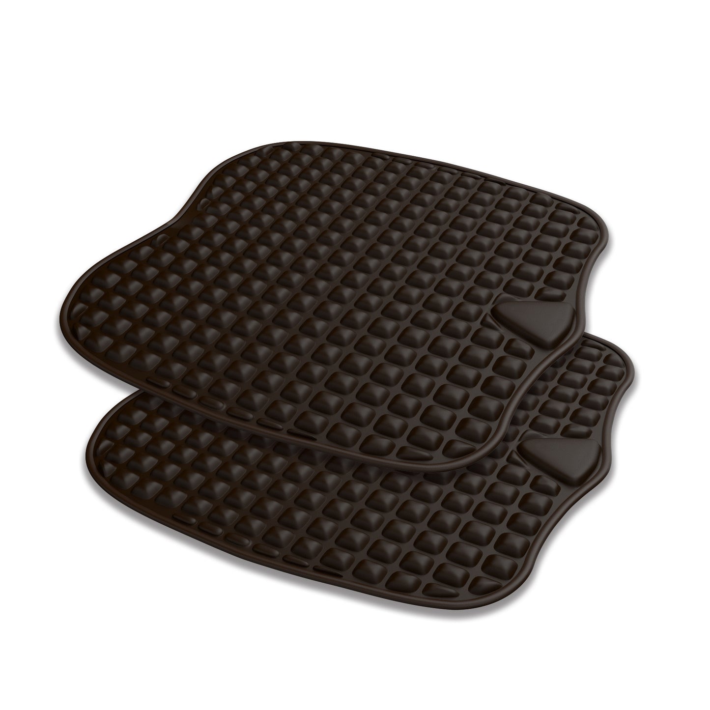 Car Seat Breathable Gel Vehicle DealSniper.net Gel brown two cushions