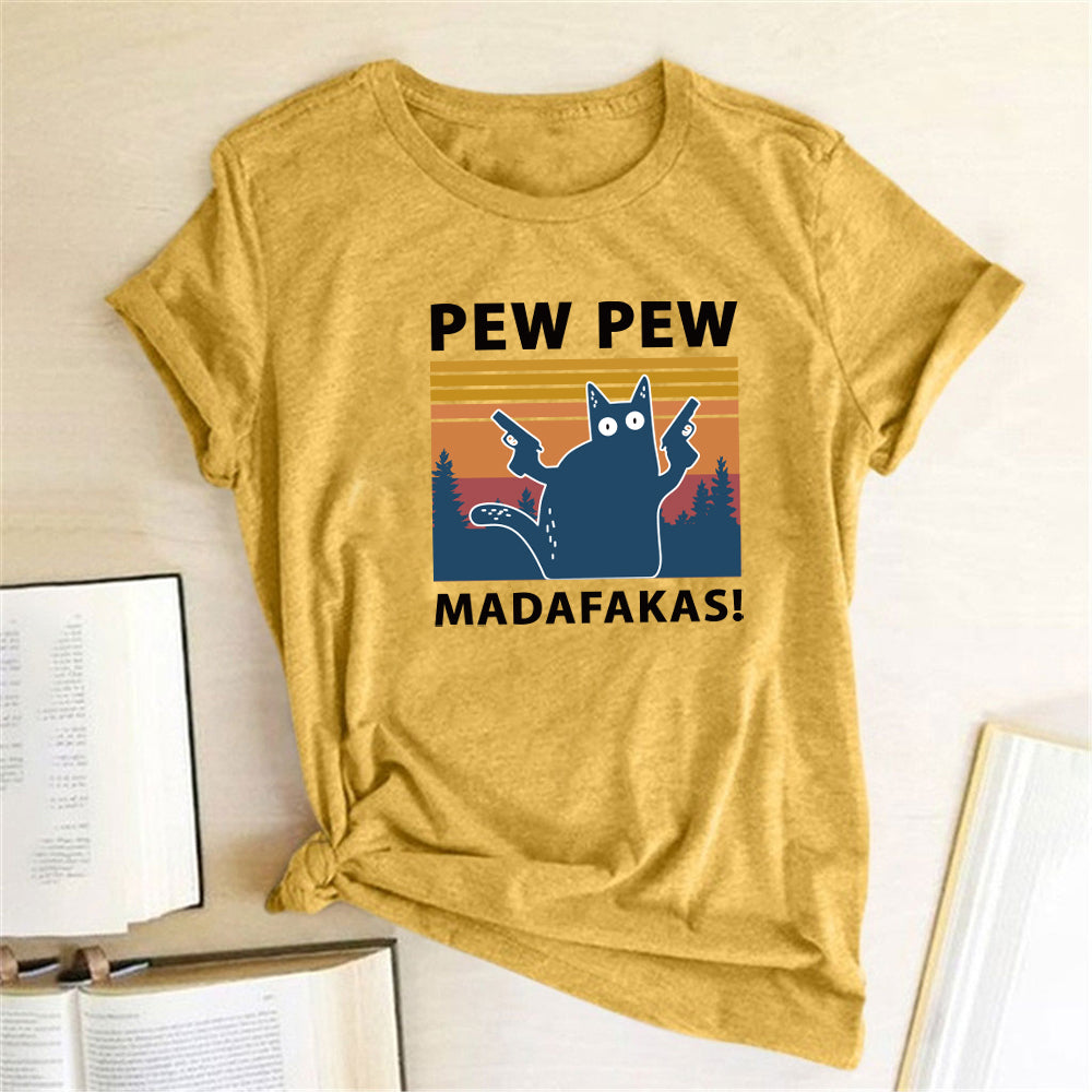 Short Sleeve Pew Maddakas T-Shirt European Size Top Deals DealSniper.net