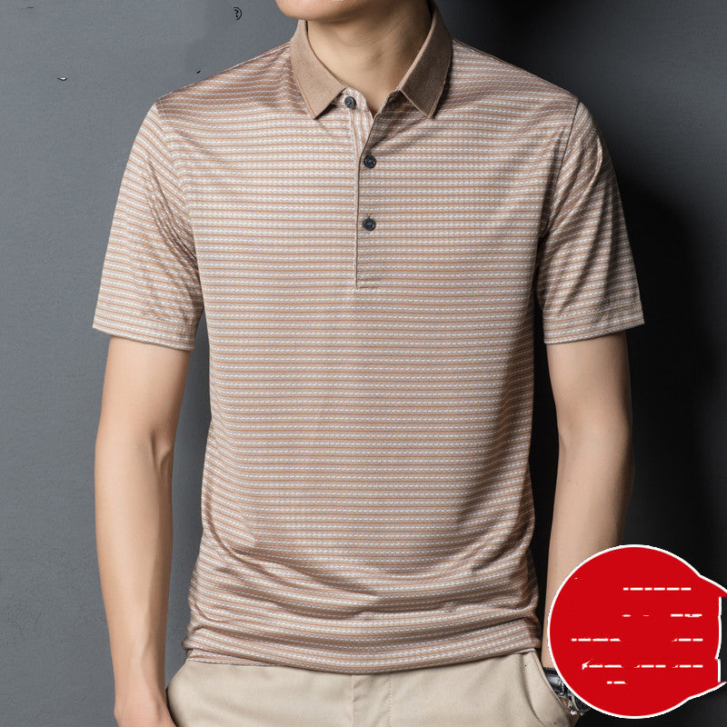Woodpecker Silk Short-sleeved T-shirt 40 Mens Ice Silk Men DealSniper.net