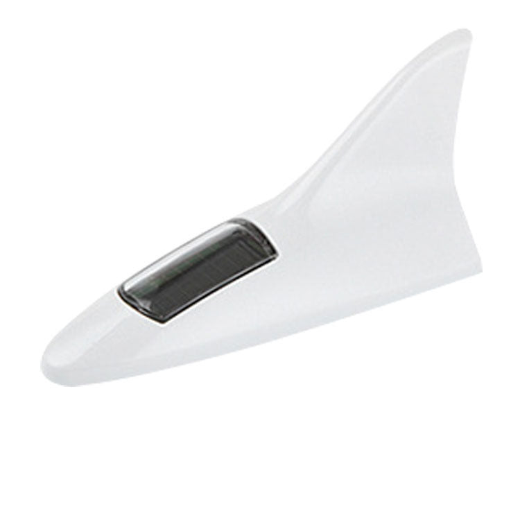 Car Solar Shark Fin Anti-collision Light Vehicle DealSniper.net White