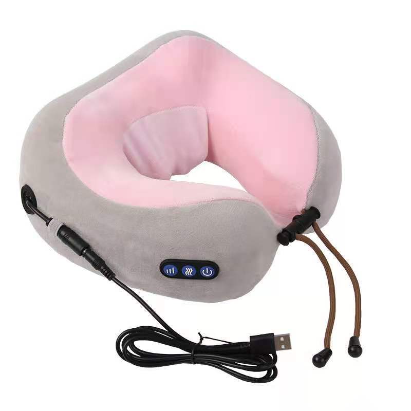 U Shaped Massage Pillow Neck Massage Device Electric Neck Massager Health dealsniper-net