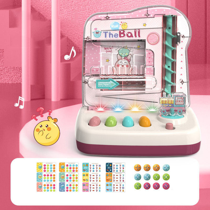 Children''s Roll Ball Toys Track Ball Parent Child Interaction Kids DealSniper.net Manual basic version pink