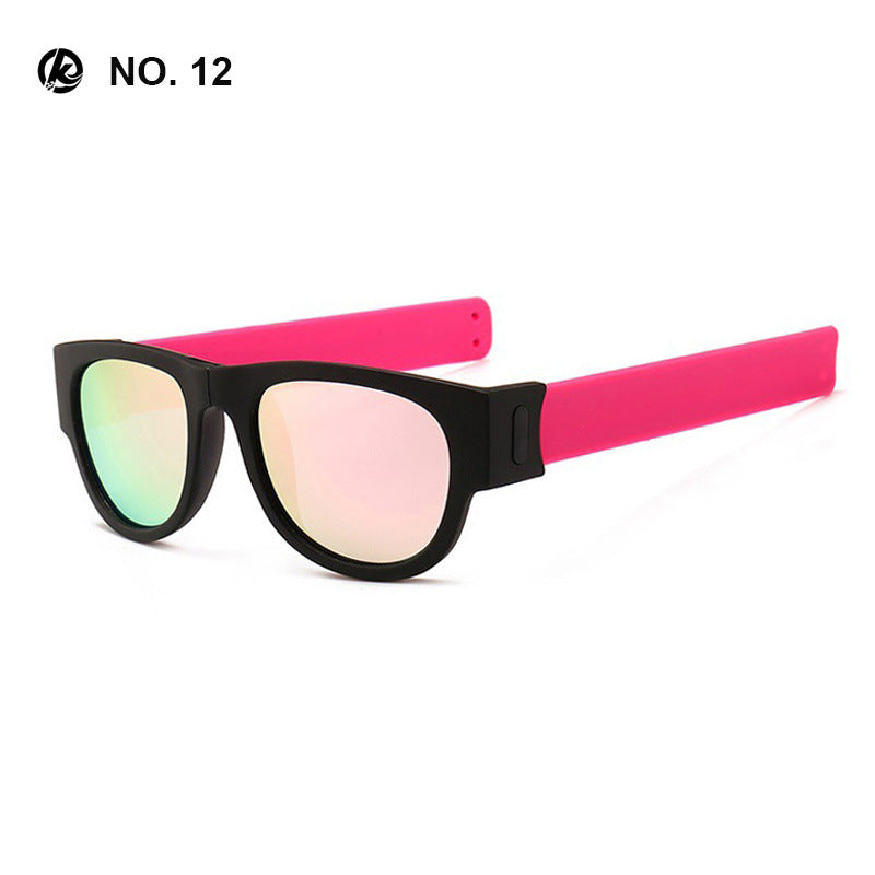 Polarized Folding Wrist Sunglasses With New Strange Bracelet Men dealsniper-net M