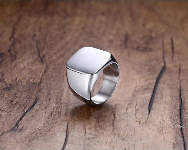 Our simple jinshengfeng jewelry ring ring light titanium three colors RC-294 personality Jewelry DealSniper.net Silver 10
