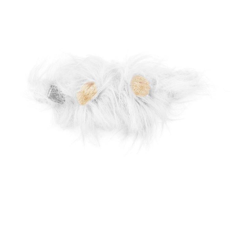 Funny Pet Hat For Small Dogs Cats Hat Emulation Lion Pets DealSniper.net White M
