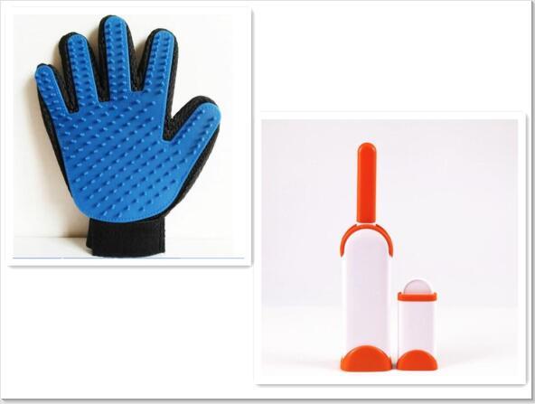 Pet Brush Fur Comb Tool Pets DealSniper.net Left orange Set