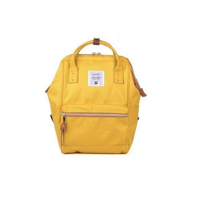 Women Backpack Casual Daypacks Brand Design Zipper Backpack Women DealSniper.net Yellow